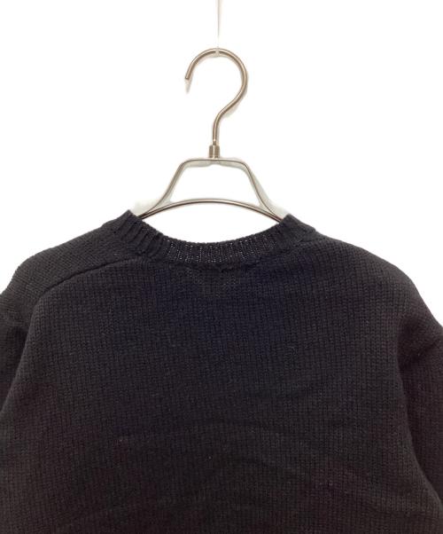 COMME des GARCONS SHIRT（コムデギャルソンシャツ）COMME des GARCONS SHIRT (コムデギャルソンシャツ) アシメニット ブラック サイズ:Sの古着・服飾アイテム