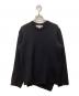 COMME des GARCONS SHIRT（コムデギャルソンシャツ）の古着「アシメニット」｜ブラック