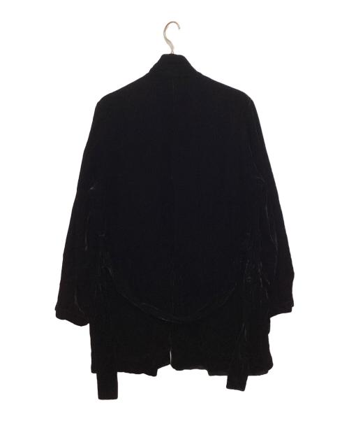 digawel（ディガウェル）DIGAWEL (ディガウェル) ベルベットガウンコート ブラック サイズ:1の古着・服飾アイテム