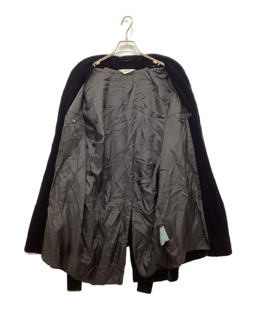 digawel（ディガウェル）DIGAWEL (ディガウェル) ベルベットガウンコート ブラック サイズ:1の古着・服飾アイテム