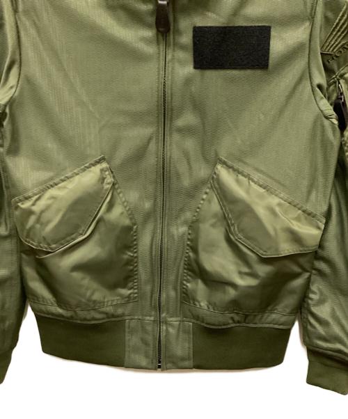 AVIREX（アヴィレックス）AVIREX (アヴィレックス) HONDA (ホンダ) モーターサイクルジャケット カーキ サイズ:Mの古着・服飾アイテム