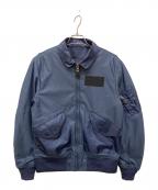 AVIREX×HONDAアヴィレックス×ホンダ）の古着「CWU36P メッシュブルゾン」｜ネイビー