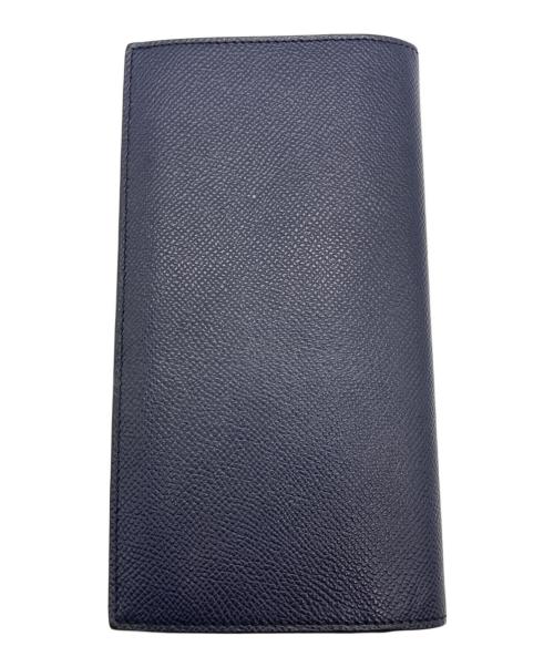 BURBERRY（バーバリー）BURBERRY (バーバリー) 長財布 ネイビーの古着・服飾アイテム