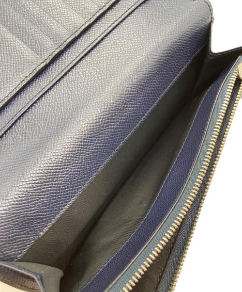 BURBERRY（バーバリー）BURBERRY (バーバリー) 長財布 ネイビーの古着・服飾アイテム