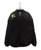 flagstuffフラグスタフ）の古着「フリースジャケット」｜ブラック