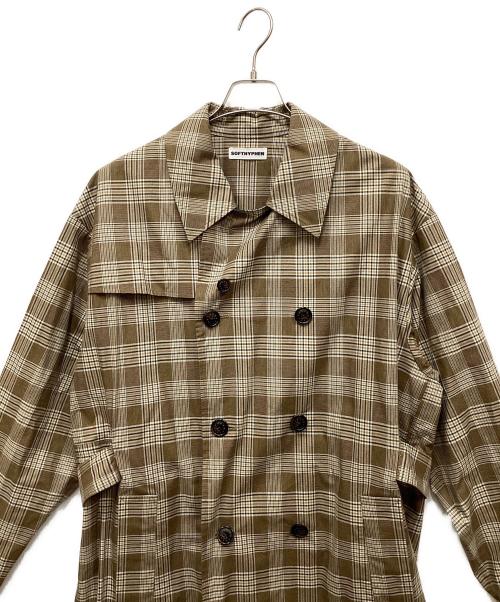 SOFTHYPHEN（ソフトハイフン）SOFTHYPHEN (ソフトハイフン) トレンチコート ブラウン サイズ:FREEの古着・服飾アイテム