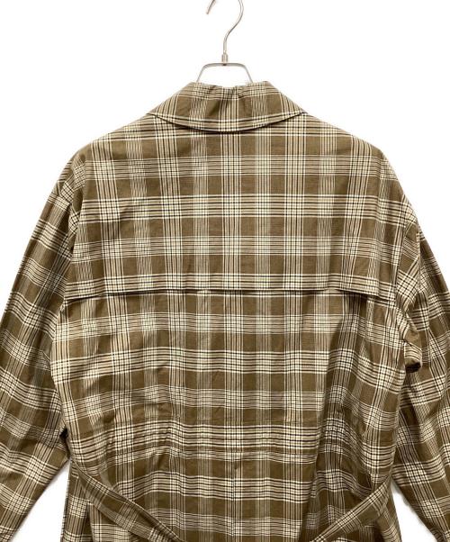 SOFTHYPHEN（ソフトハイフン）SOFTHYPHEN (ソフトハイフン) トレンチコート ブラウン サイズ:FREEの古着・服飾アイテム