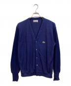IZOD LACOSTEアイゾッド ラコステ）の古着「アクリルニットカーディガン」｜ブルー