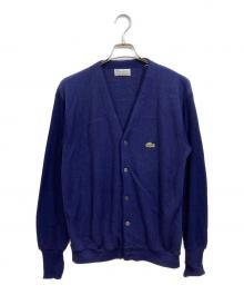 IZOD LACOSTE（アイゾッド ラコステ）の古着「アクリルニットカーディガン」｜ブルー
