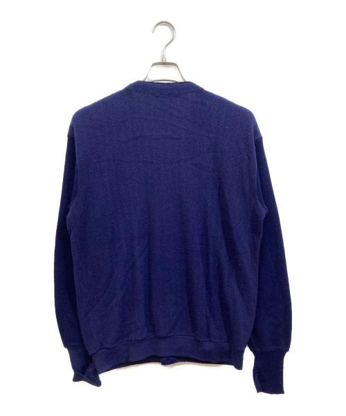 IZOD LACOSTE（アイゾッド ラコステ）IZOD LACOSTE (アイゾッド ラコステ) アクリルニットカーディガン ブルー サイズ:XLの古着・服飾アイテム