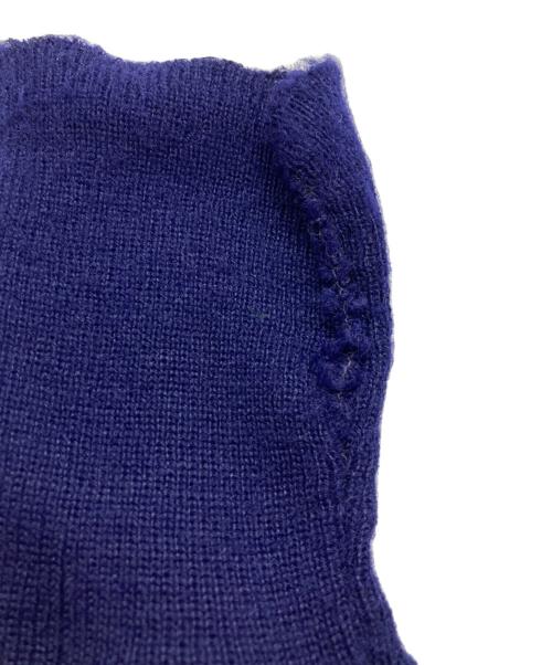 IZOD LACOSTE（アイゾッド ラコステ）IZOD LACOSTE (アイゾッド ラコステ) アクリルニットカーディガン ブルー サイズ:XLの古着・服飾アイテム