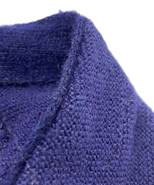 IZOD LACOSTE（アイゾッド ラコステ）IZOD LACOSTE (アイゾッド ラコステ) アクリルニットカーディガン ブルー サイズ:XLの古着・服飾アイテム