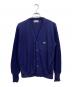 IZOD LACOSTE（アイゾッド ラコステ）の古着「アクリルニットカーディガン」｜ブルー