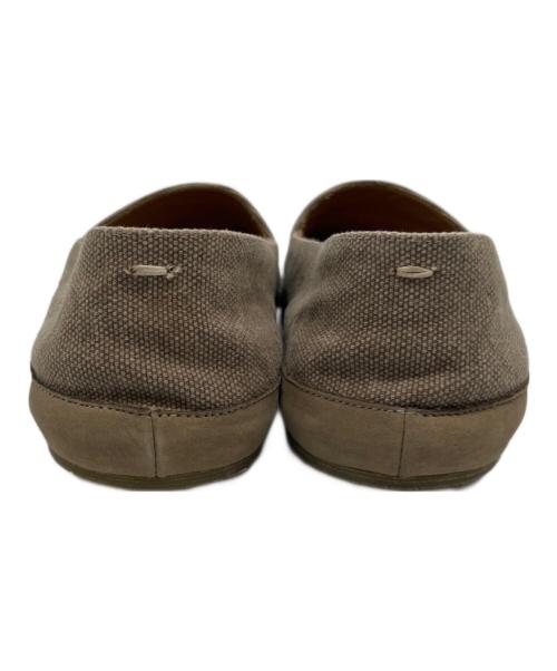Maison Margiela（メゾンマルジェラ）Maison Margiela (メゾンマルジェラ) キャンバススリッポン ブラウン サイズ:43の古着・服飾アイテム