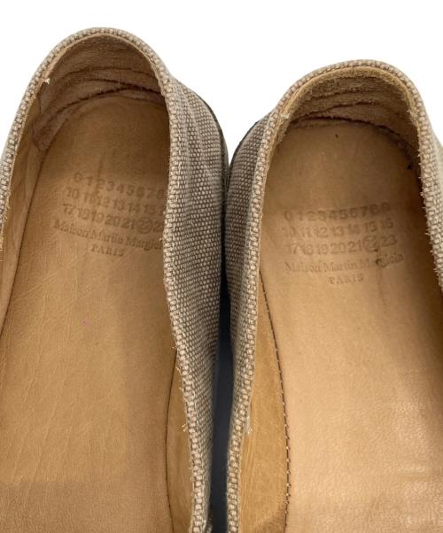 Maison Margiela（メゾンマルジェラ）Maison Margiela (メゾンマルジェラ) キャンバススリッポン ブラウン サイズ:43の古着・服飾アイテム