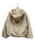 ANNE COQUINE (アンコキーヌ) フェイクファージャケット ベージュ サイズ:L 未使用品：4000円