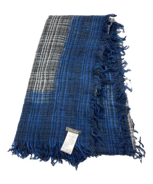 FALIERO SARTI（ファリエロサルティ）Faliero Sarti (ファリエロサルティ) ストール ブルーの古着・服飾アイテム