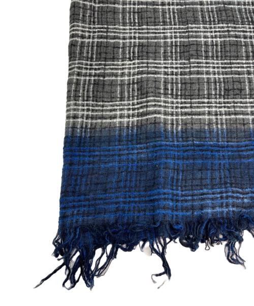 FALIERO SARTI（ファリエロサルティ）Faliero Sarti (ファリエロサルティ) ストール ブルーの古着・服飾アイテム