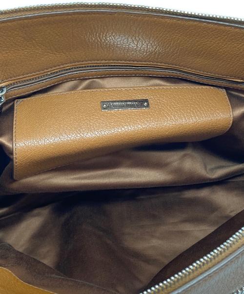 MIU MIU（ミュウミュウ）MIU MIU (ミュウミュウ) 2WAYバッグMADRAS  ブラウンの古着・服飾アイテム