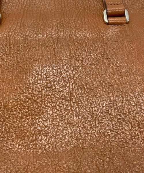 MIU MIU（ミュウミュウ）MIU MIU (ミュウミュウ) 2WAYバッグMADRAS  ブラウンの古着・服飾アイテム