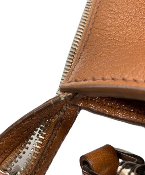 MIU MIU（ミュウミュウ）MIU MIU (ミュウミュウ) 2WAYバッグMADRAS  ブラウンの古着・服飾アイテム