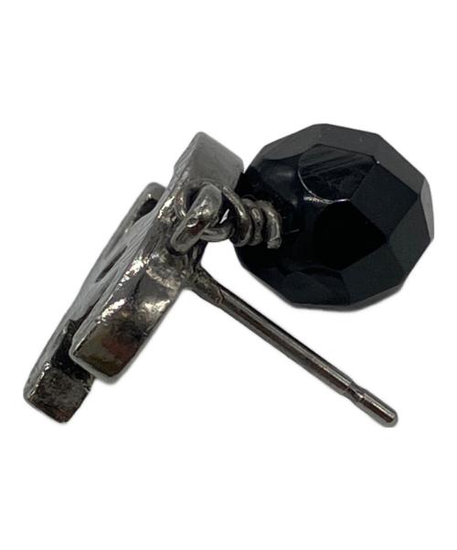 CHANEL（シャネル）CHANEL (シャネル) ストーン付ココマークピアス ブラックの古着・服飾アイテム