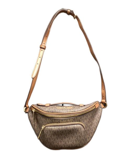 MICHAEL KORS（マイケル・コース）MICHAEL KORS (マイケルコース) ウエストポーチ エリン ブラウンの古着・服飾アイテム