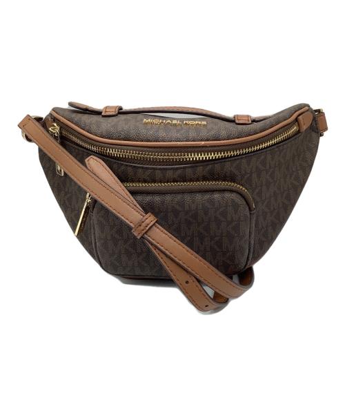 MICHAEL KORS（マイケル・コース）MICHAEL KORS (マイケルコース) ウエストポーチ エリン ブラウンの古着・服飾アイテム