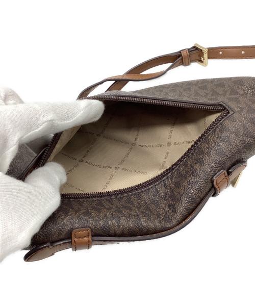 MICHAEL KORS（マイケル・コース）MICHAEL KORS (マイケルコース) ウエストポーチ エリン ブラウンの古着・服飾アイテム