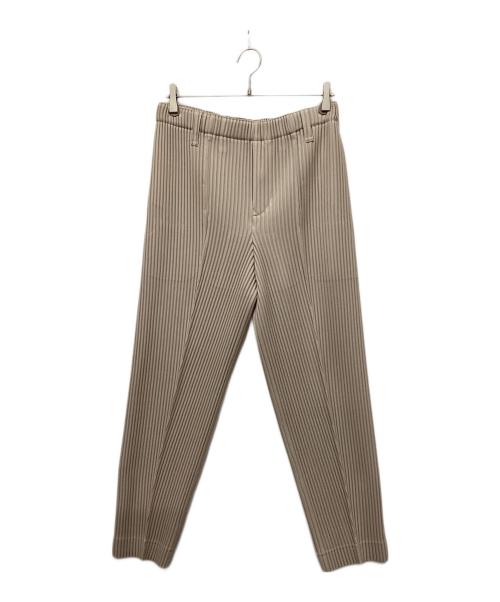 HOMME PLISSE ISSEY MIYAKE（オム プリッセ イッセイ ミヤケ）HOMME PLISSE ISSEY MIYAKE (オムプリッセ イッセイ ミヤケ) KERSEY PLEATS ベージュ サイズ:2の古着・服飾アイテム