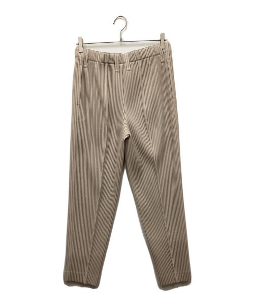 HOMME PLISSE ISSEY MIYAKE（オム プリッセ イッセイ ミヤケ）HOMME PLISSE ISSEY MIYAKE (オムプリッセ イッセイ ミヤケ) KERSEY PLEATS ベージュ サイズ:2の古着・服飾アイテム