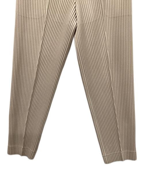HOMME PLISSE ISSEY MIYAKE（オム プリッセ イッセイ ミヤケ）HOMME PLISSE ISSEY MIYAKE (オムプリッセ イッセイ ミヤケ) KERSEY PLEATS ベージュ サイズ:2の古着・服飾アイテム