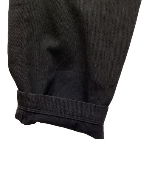 DRIES VAN NOTEN（ドリスヴァンノッテン）DRIES VAN NOTEN (ドリスヴァンノッテン) ウールギャバイージーパンツ ブラック サイズ:48の古着・服飾アイテム