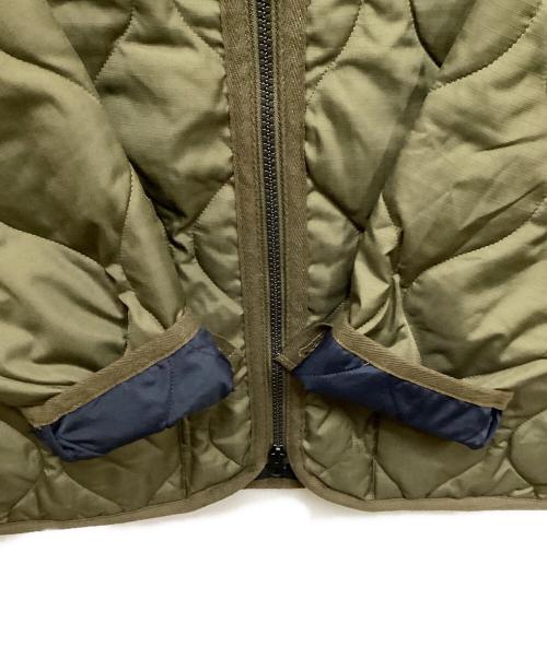 TAION（タイオン）TAION (タイオン) キルティングジャケット カーキ サイズ:XLの古着・服飾アイテム