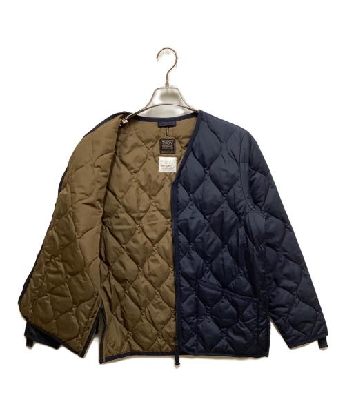 TAION（タイオン）TAION (タイオン) キルティングジャケット ネイビー サイズ:XLの古着・服飾アイテム