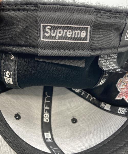 SUPREME（シュプリーム）SUPREME (シュプリーム) New Era (ニューエラ) Brushed Wool Box Logo/ボックスロゴキャップ ブラック サイズ:7 1/2の古着・服飾アイテム