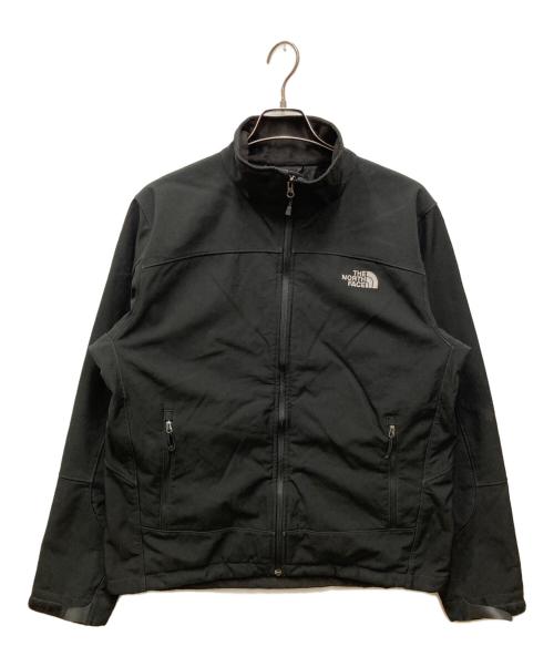 THE NORTH FACE（ザ ノース フェイス）THE NORTH FACE (ザ ノース フェイス) ソフトシェル裏毛スタンドカラージャケット ブラック サイズ:Lの古着・服飾アイテム