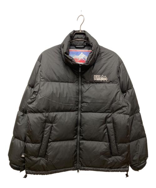 FIRST DOWN（ファーストダウン）FIRST DOWN (ファーストダウン) ダウンジャケット ブラック サイズ:Mの古着・服飾アイテム