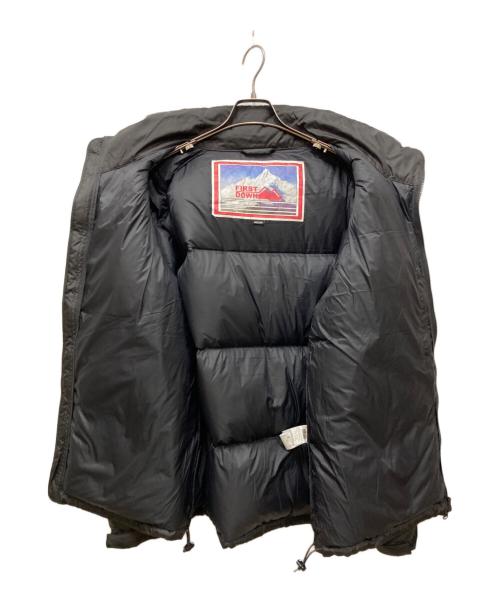 FIRST DOWN（ファーストダウン）FIRST DOWN (ファーストダウン) ダウンジャケット ブラック サイズ:Mの古着・服飾アイテム