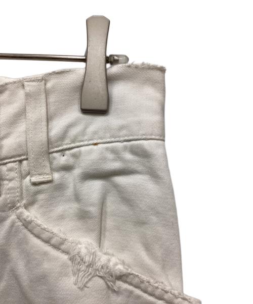 DOLCE & GABBANA（ドルチェ＆ガッバーナ）DOLCE & GABBANA (ドルチェ＆ガッバーナ) ダメージ加工デニムパンツ ホワイト サイズ:46の古着・服飾アイテム