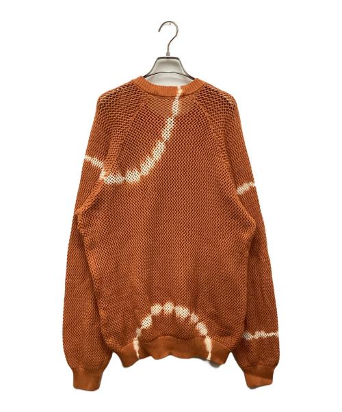 JOURNAL STANDARD relume（ジャーナルスタンダード レリューム）JOURNAL STANDARD relume (ジャーナルスタンダード レリューム) ループメッシュ クルーネックニット オレンジ サイズ:Lの古着・服飾アイテム