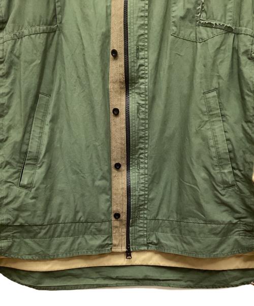 sacai（サカイ）sacai (サカイ) Cotton Poplin Shirt コットンポプリンシャツ グリーン サイズ:Size2の古着・服飾アイテム