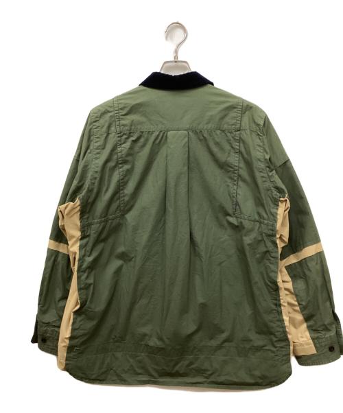 sacai（サカイ）sacai (サカイ) Cotton Poplin Shirt コットンポプリンシャツ グリーン サイズ:Size2の古着・服飾アイテム