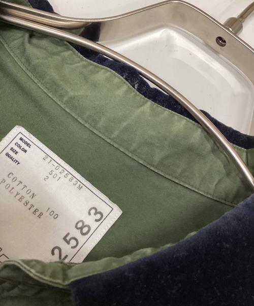 sacai（サカイ）sacai (サカイ) Cotton Poplin Shirt コットンポプリンシャツ グリーン サイズ:Size2の古着・服飾アイテム