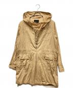 UNDERCOVERアンダーカバー）の古着「レースアッププルオーバーパーカー」｜ベージュ