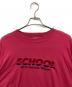 DAIRIKU (ダイリク) SCHOOL EMBROIDAREY VINTAGE TEE ピンク サイズ:Free：9000円