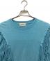 AMBERGLEAM (アンバーグリーム) Fringe Panel CutT-Shirt フリンジパネルカットティーシャツ ブルー サイズ:XL：9000円