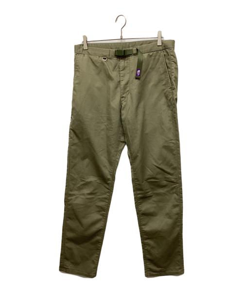 THE NORTHFACE PURPLELABEL（ザ・ノースフェイス パープルレーベル）THE NORTHFACE PURPLELABEL (ザ・ノースフェイス パープルレーベル) Stretch Twill Tapered Pants/ストレッチツイルテーパードパンツ カーキ サイズ:34の古着・服飾アイテム