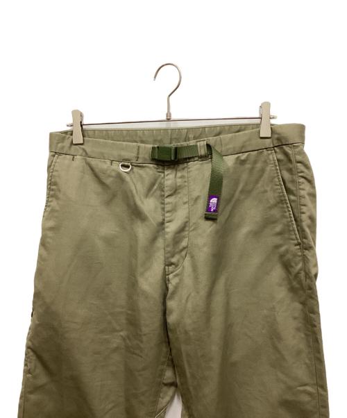 THE NORTHFACE PURPLELABEL（ザ・ノースフェイス パープルレーベル）THE NORTHFACE PURPLELABEL (ザ・ノースフェイス パープルレーベル) Stretch Twill Tapered Pants/ストレッチツイルテーパードパンツ カーキ サイズ:34の古着・服飾アイテム