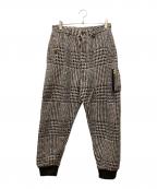 Vivienne Westwood manヴィヴィアン ウェストウッド マン）の古着「グレンチェックジョガーパンツ」｜グレー